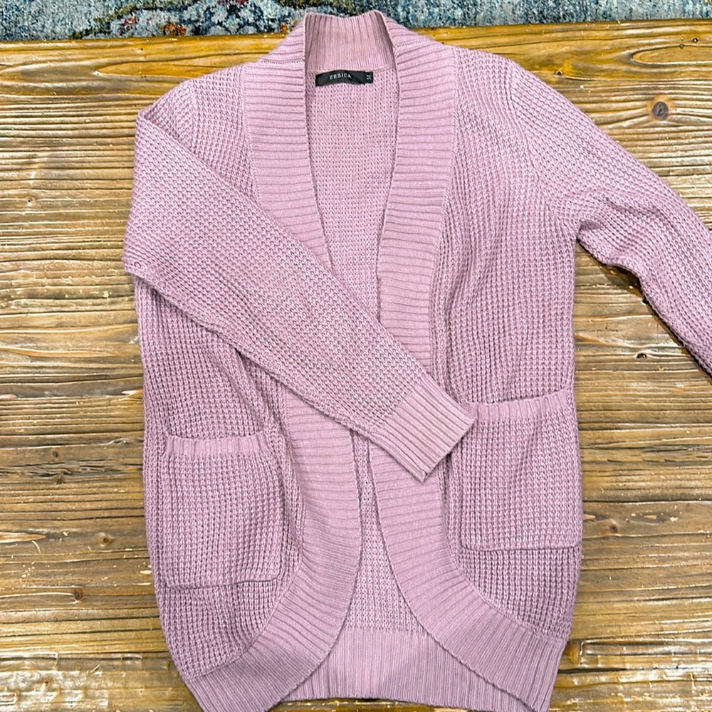 Pink cardigan